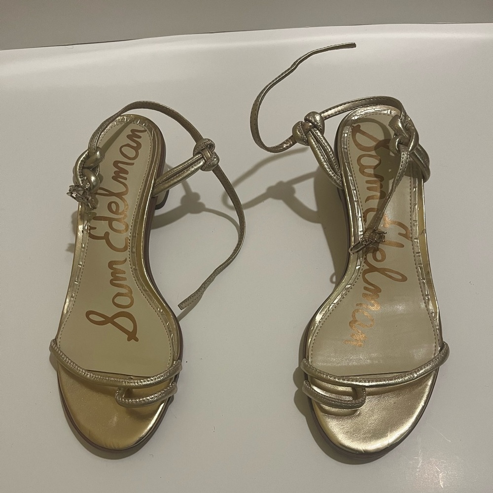 Sam Edelman Gold Sandals